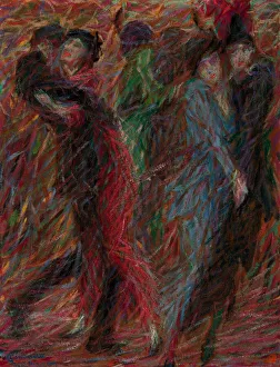Futurism Prints: Tango, 1914. Creator: Cominetti, Giuseppe (1882-1930)