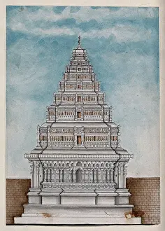 Edifice Prints: Tanjore: arsenal near the palace, (between 1800 and 1899?). Creator: Unknown