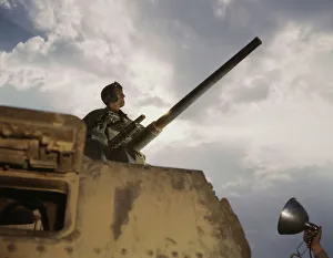 Tank commander, Ft. Knox, Ky. 1942. Creator: Alfred T Palmer