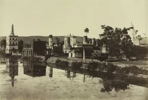 Murray Prints: Tank and Temples at Bunshunkuree, c