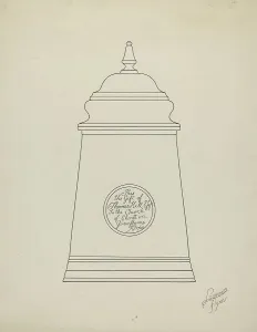 Flynn Lawrence Prints: Tankard, c. 1939. Creator: Lawrence Flynn
