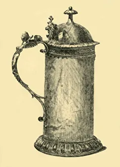 Tankard, early 17th century?, (1881). Creator: W Harbutt