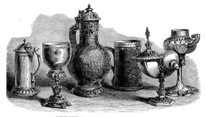 Seashell Prints: Tankards, goblets, and cups, Art Loan Collection