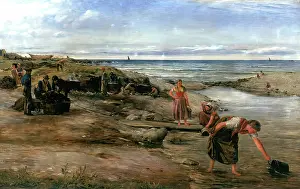 Preparing Prints: Tanning Nets, 1878. Creator: James Clarke Hook