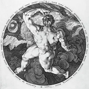 Henry Goltzius Prints: Tantalus, 1588. Creator: Hendrik Goltzius