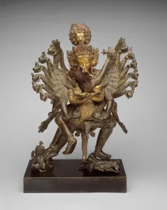 Tantric Prints: Tantric Deities Hevajra and Nairatmya in Ritual Embrace (Yab-Yum), c. 1600