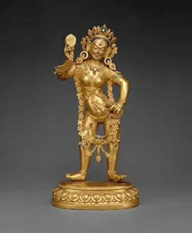Coral Gallery: Tantric Enlightened Being (Vajrayogini) Queen of Bliss (Dechen Gyalmo), 18th century