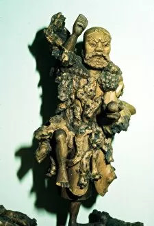 Taoist Hermit, Chinese folk art, c1800