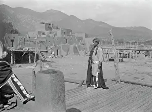 [Taos Pueblo, New Mexico], between 1899 and 1928. Creator: Arnold Genthe