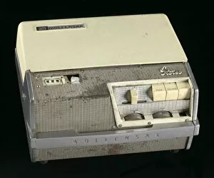 Sound Gallery: Tape recorder used by Malcolm X at Mosque #7, 1960. Creator: Wollensak