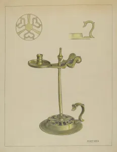 Device Prints: Taper Jack, c. 1936. Creator: Janet Riza
