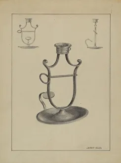 Device Prints: Taper Jack, c. 1936. Creator: Janet Riza