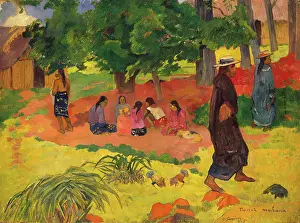Shaded Prints: Taperaa Mahana, 1892. Creator: Paul Gauguin