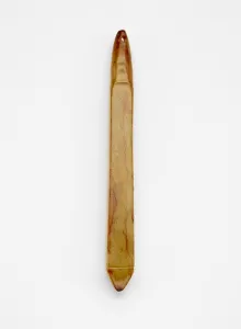 Jade Nephrite Prints: Tapered pendant, Late Neolithic period, ca. 3300-2250 BCE. Creator: Unknown