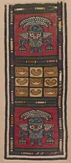 Lambayeque Gallery: Tapestry Fragment, 700-1370s. Creator: Unknown