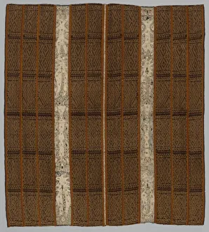 Tabby Weave Prints: Tapis (Garment), 1800s. Creator: Unknown