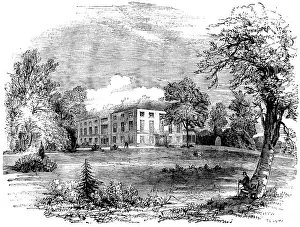 Tapton House, near Chesterfield, the Residence of the Late Mr. G. Stephenson, 1858. Creator: Unknown