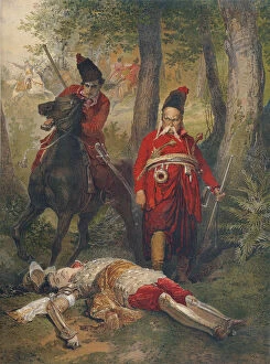 Beketshe Gallery: Taras Bulba (Illustration for Story by N. Gogol), 1890s. Artist: Zichy, Mihaly (1827-1906)