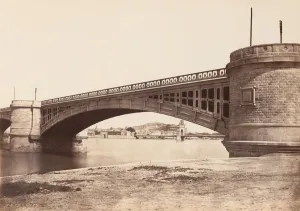 Provence Collection: Tarascon, Viaduc, before 1859. Creator: Edouard Baldus