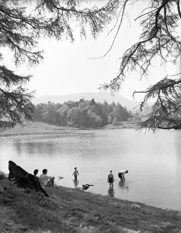Paddling Prints: Tarn Hows, Lake District, c1955. Creator: Arthur Charles Kirby Ware