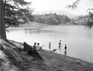 Paddling Prints: Tarn Hows, Lake District, c1955. Creator: Arthur Charles Kirby Ware
