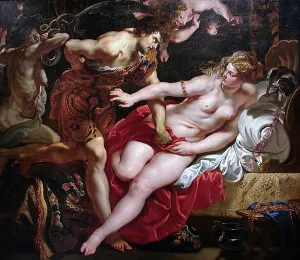 Legendary Prints: Tarquin and Lucretia, 1610. Creator: Peter Paul Rubens