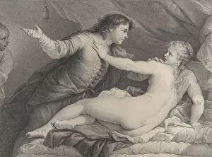 C Hutin Collection: Tarquin and Lucretia, 1752. Creator: Charles Hutin