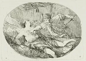 C Hutin Collection: Tarquin and Lucretia, 1764. Creator: Charles Hutin