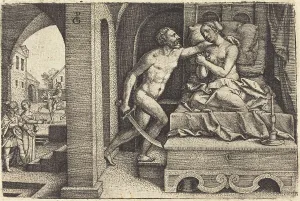 Pencz Georg Prints: Tarquin and Lucretia. Creator: Georg Pencz