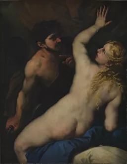 Tarquinius and Lucretia. Artist: Giordano, Luca (1632-1705)