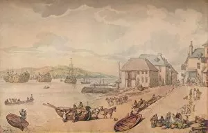 Fishing Village Gallery: Tarr Point (Torpoint, Plymouth), c18th century. Artist: Thomas Rowlandson