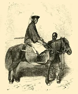 Nomadic Prints: Tartar Horse Soldier, 1890. Creator: Unknown
