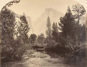 Mariposa Prints: Tasayac, or the Half Dome, 4967 Feet, 1861. Creator: Carleton Emmons Watkins