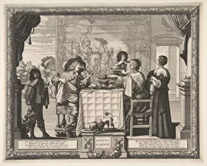 Artichoke Gallery: Taste, 1635-38. Creator: Abraham Bosse