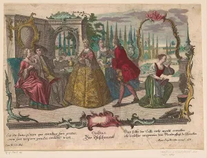 Taste Prints: Taste, 1684-1756. Creator: Martin Engelbrecht