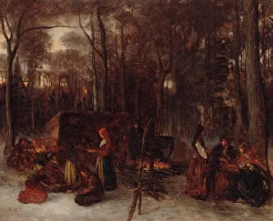 Johnson Eastman Prints: Tasting the Sugar, between c1861 and c1866. Creator: Eastman Johnson