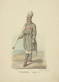 Tatar Man of 1830 (From the series Clothing of the Russian state), 1869