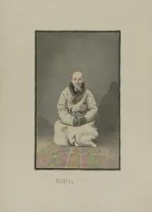 Tartar Prints: Tatar man, 1862-1887. Creator: Mikhail Znamensky