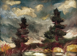 Western Carpathians Prints: Tatra landscape, 1927-1934. Creator: Zolo Palugyay