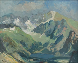 Western Carpathians Prints: Tatra landscape, after 1930. Creator: Karol Polonyi