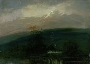 Western Carpathians Prints: The Tatra Mountains towards nght, c1912. Creator: Ferdinand Katona