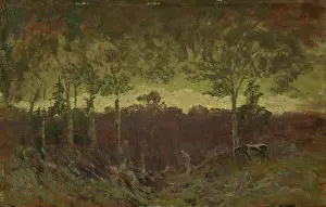 Western Carpathians Prints: Tatras landscape, early evening, after 1900. Creator: Ferdinand Katona