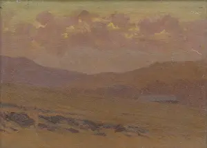 Western Carpathians Prints: Tatras landscape, early evening, c1932. Creator: Ferdinand Katona