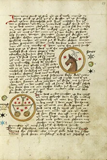 Libra Prints: Taurus: Libra, shortly after 1464. Creator: Unknown