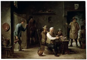 In a Tavern, 1640s. Artist: David Teniers II