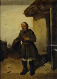At the Tavern, 1836-1837. Artist: Shternberg, Vasili Ivanovich (1818-1845)