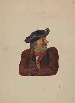 Period Costume Collection: Tavern Bust, c. 1936. Creator: Richard F. Smith