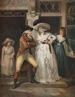 Hands On Hips Gallery: The Tavern Door, Laetitia Deserted by her Seducer is Thrown on the Town, 1789