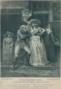 The Tavern Door: Laetitia Deserted By Her Seducer is Thrown on the Town, 1789. Artist: Otto Limited