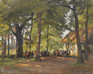 Drinkers Prints: A Tavern in the Forest. Creator: Paul Eduard Crodel